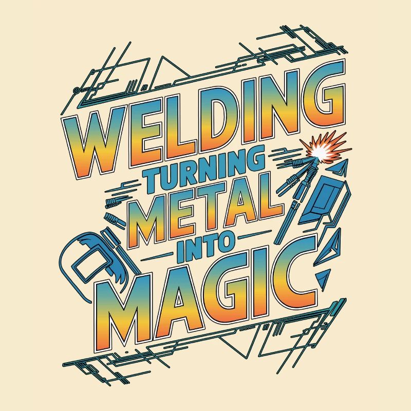 Welder Welding Turning Metal Into Magic Metalwork