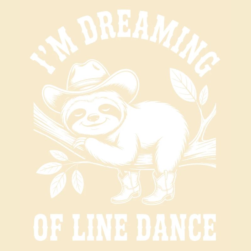 Sloth Cowboy Dancing Line Dance