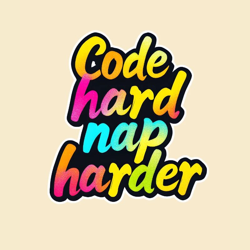 Code Hard Nap Harder Funny Programmer Tee