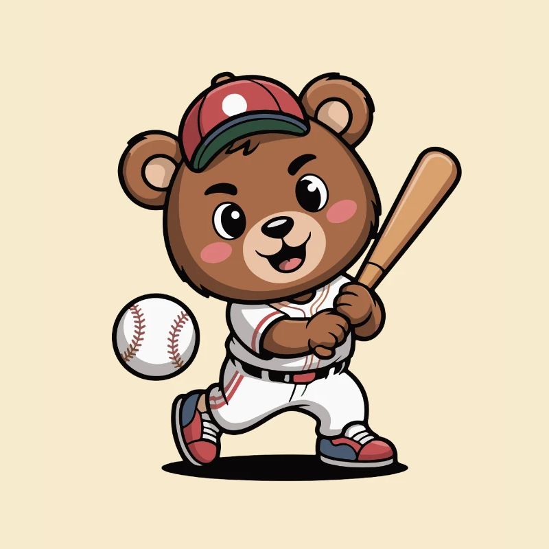 Bären-Batter Baseballheld