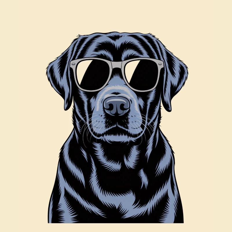 Schwarzer Labrador 