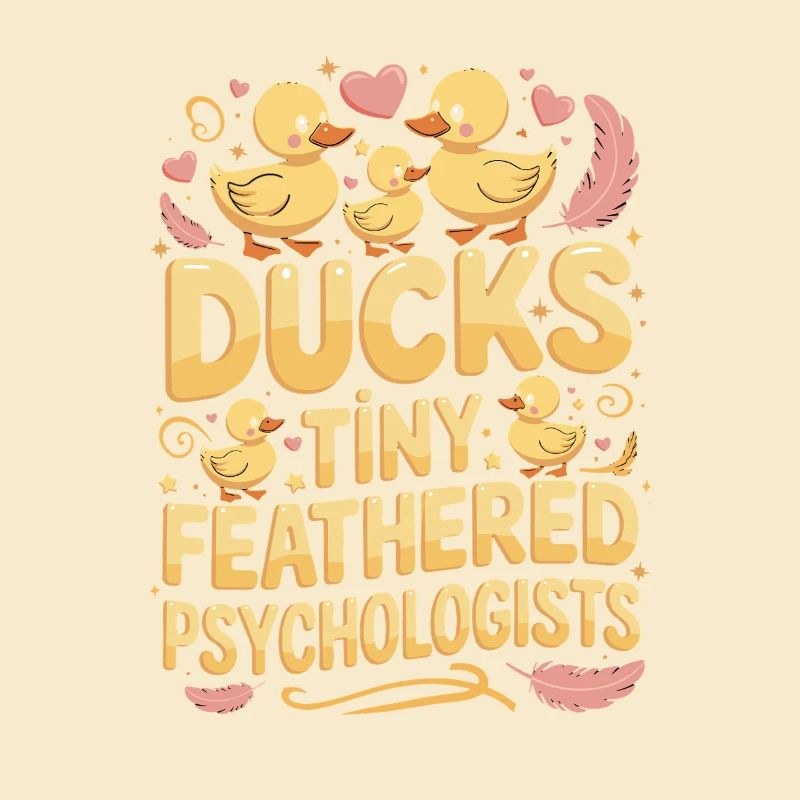  Ducks Tiny Feathered Psychologists Lustiger Enten
