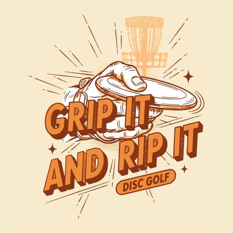 Saisis-le et déchire Disc Golf Drôle Disc Golf