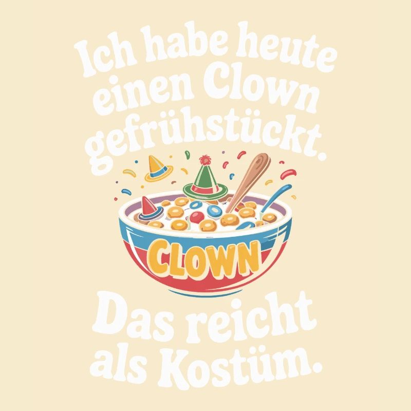Clown Breakfast Carnival Clown Costume Replacement