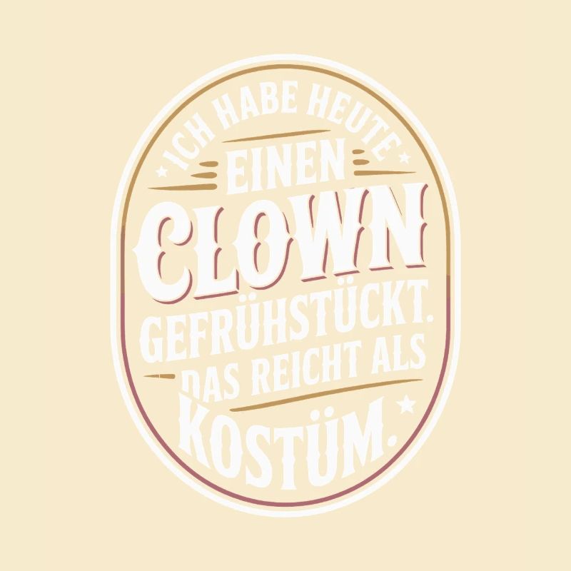 Clown Breakfast Carnival Clown Costume Replacement