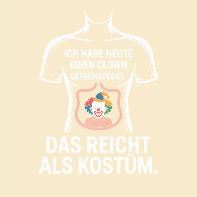 Clown Breakfast Carnival Clown Costume Replacement