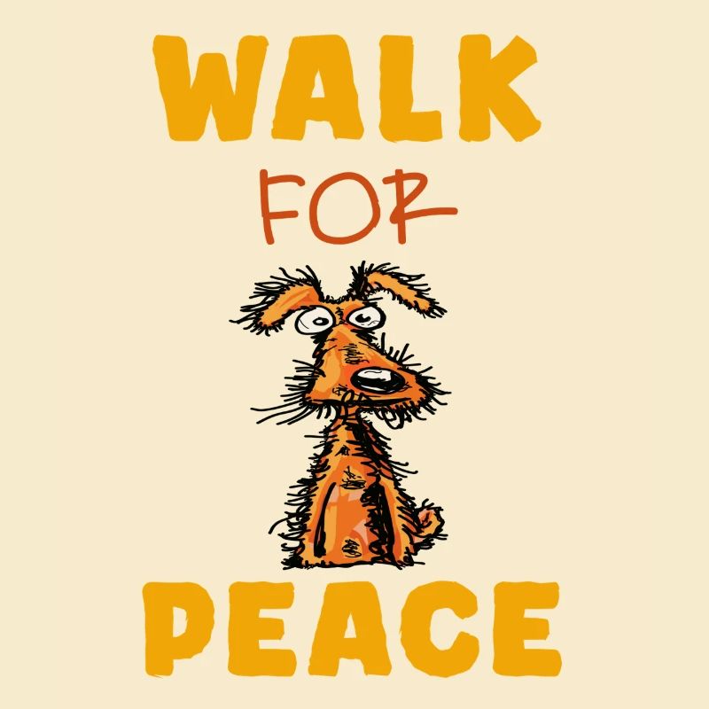 March for Peace dog