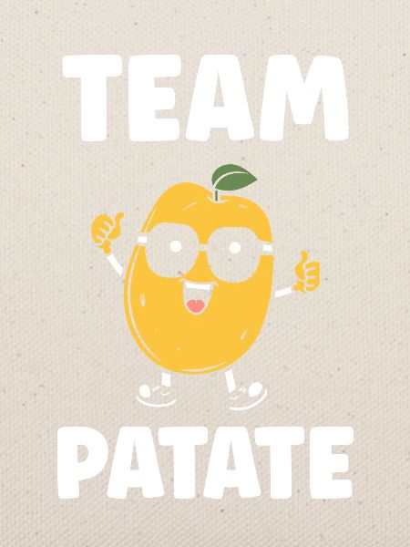 Team Potato Smiling Maskottchen