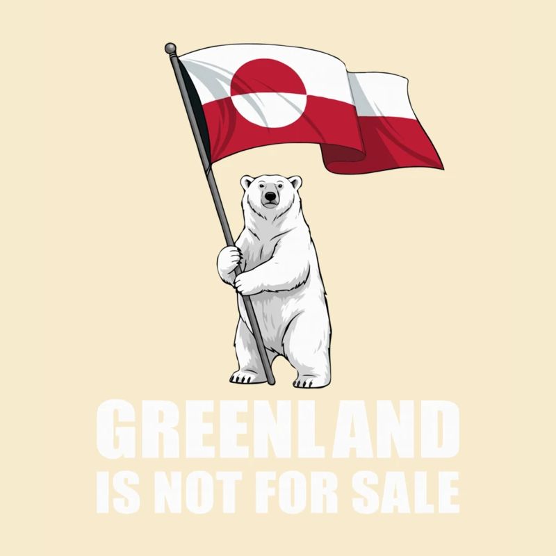 Make America Go Away – Drapeau du Groenland