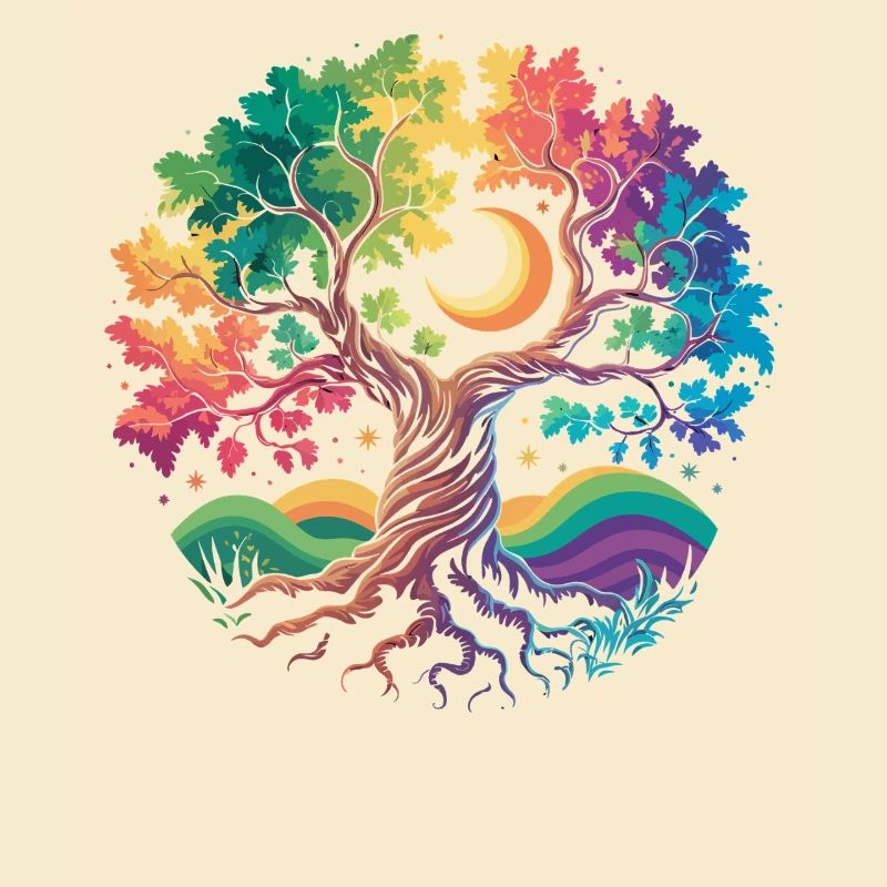 Regenbogenbaum Mondzauber