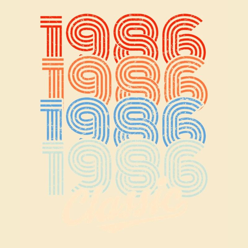 Néon rétro classique de 1986