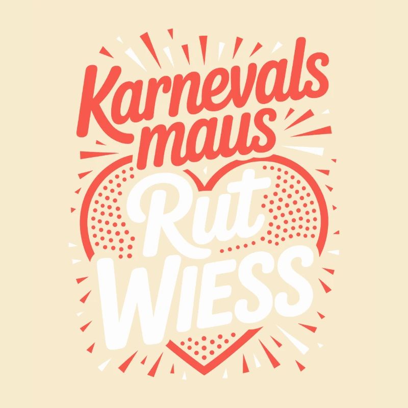 Karnevalsmaus Rut Wiess Köln Kölner Karneval Maus