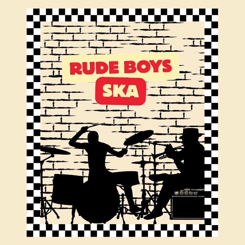Rude Boys Ska Logo Tee