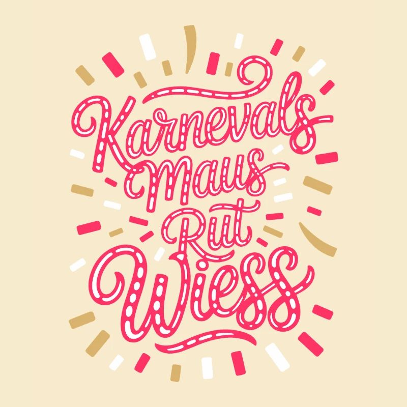 Karnevalsmaus Rut Wiess Köln Kölner Karneval Maus