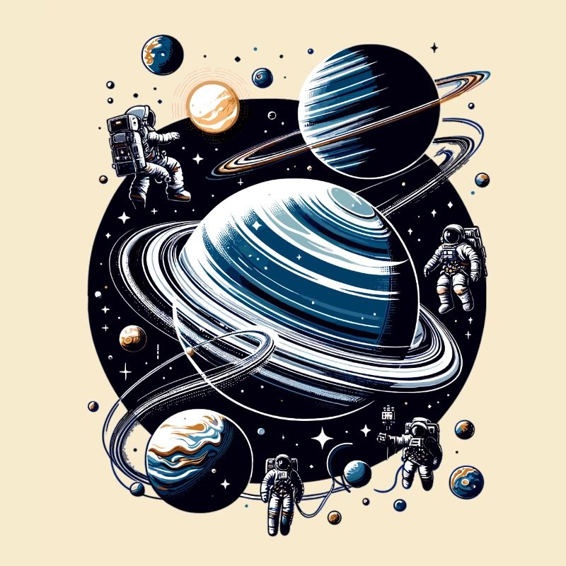 Ringed planet orbit: Astronauts