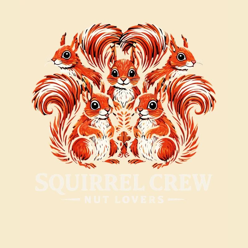 Squirrel Crew - Nut Lovers Eichhörnchen Gang