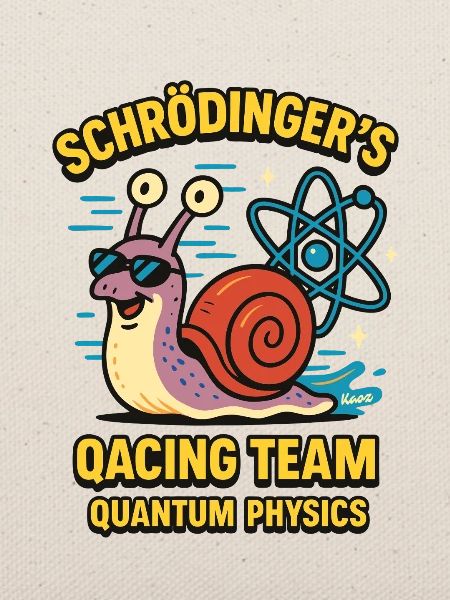 Schrödinger's Qacing Team Quantum Physics Schnecke