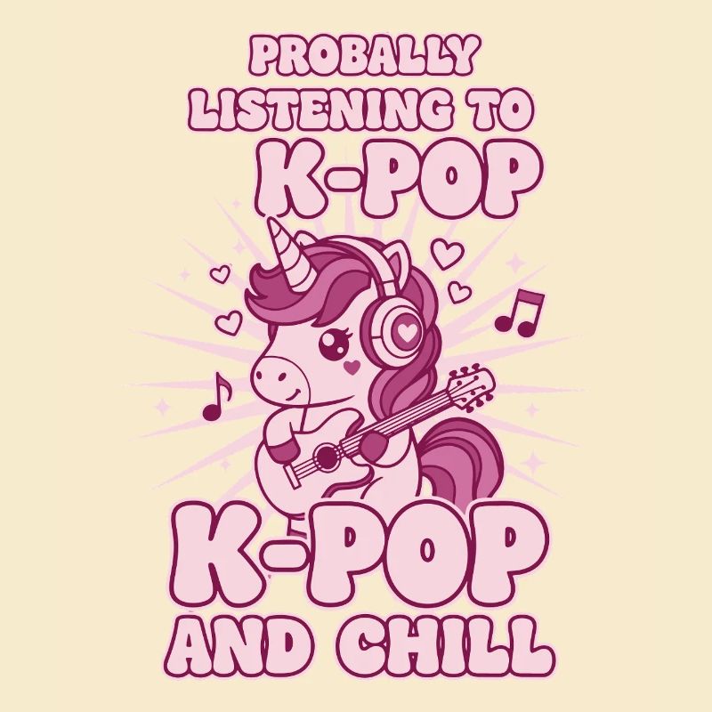 Probablement en train d’écouter du K-Pop et du Chill Unicorn