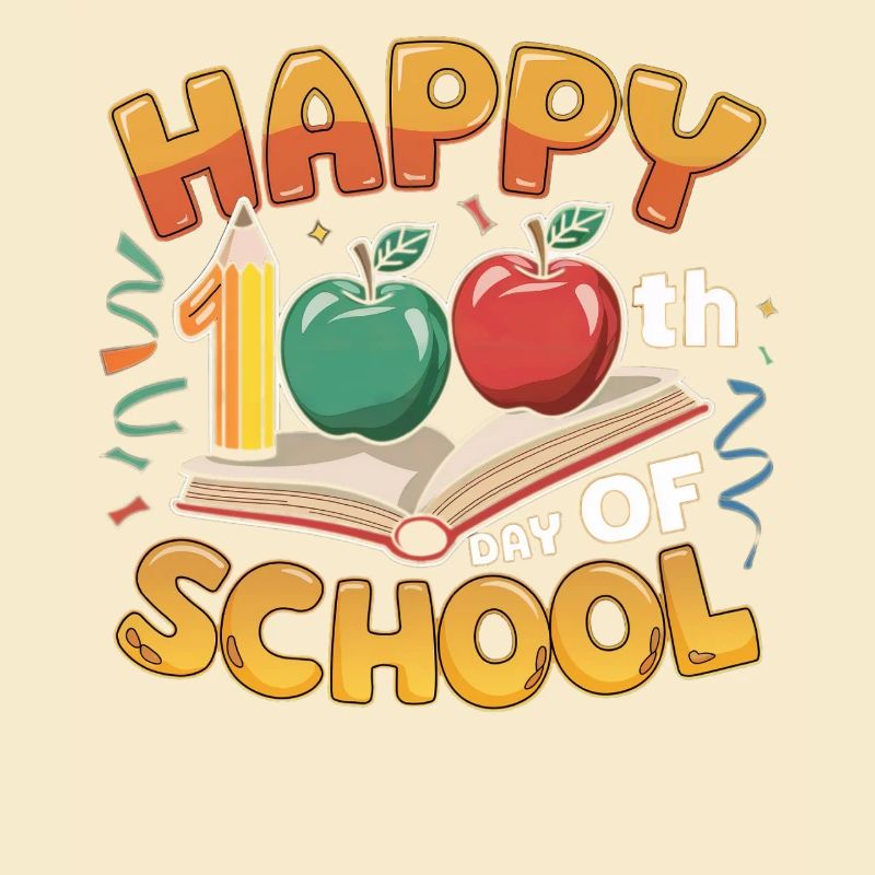 Conception du centième anniversaire de l’école