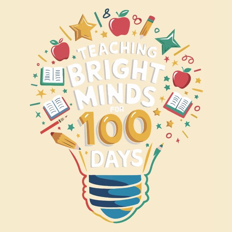 Learning light 100 days of success
