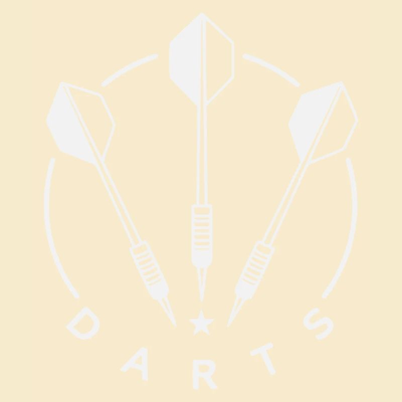 Logo des fléchettes et fléchettes