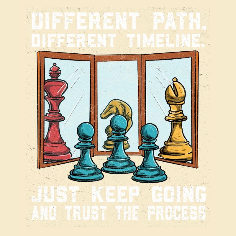 Chess path: Different way, confidence in the procedure