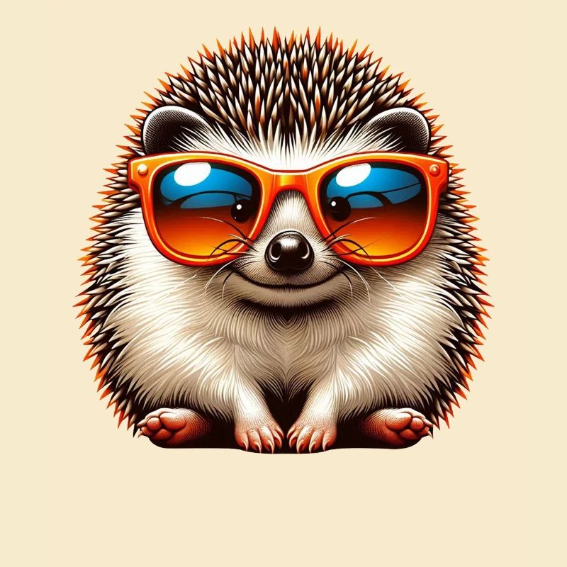 Igel Mit Sonnenbrille Igel Sarkasmus Tierliebhaber