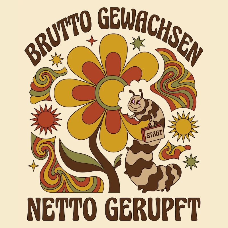 Brutto Gewachsen Netto Gerupft