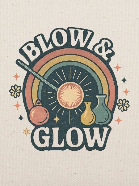 Glasblasen-Glow | Glasbläser Retro