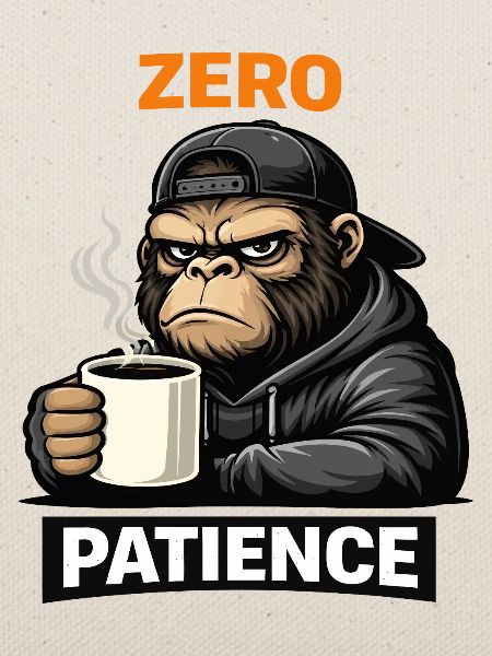 Zero Patience Monkey Streetwear