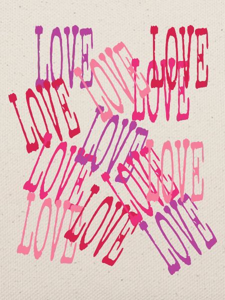 Love Cascading Romantic Lettering