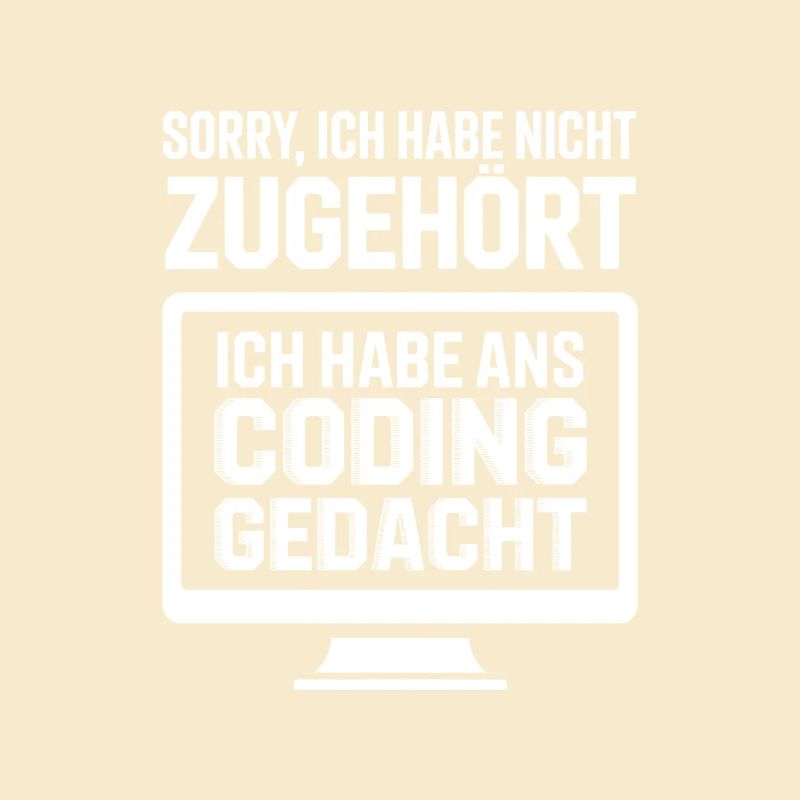 Ich habe Coding gedacht