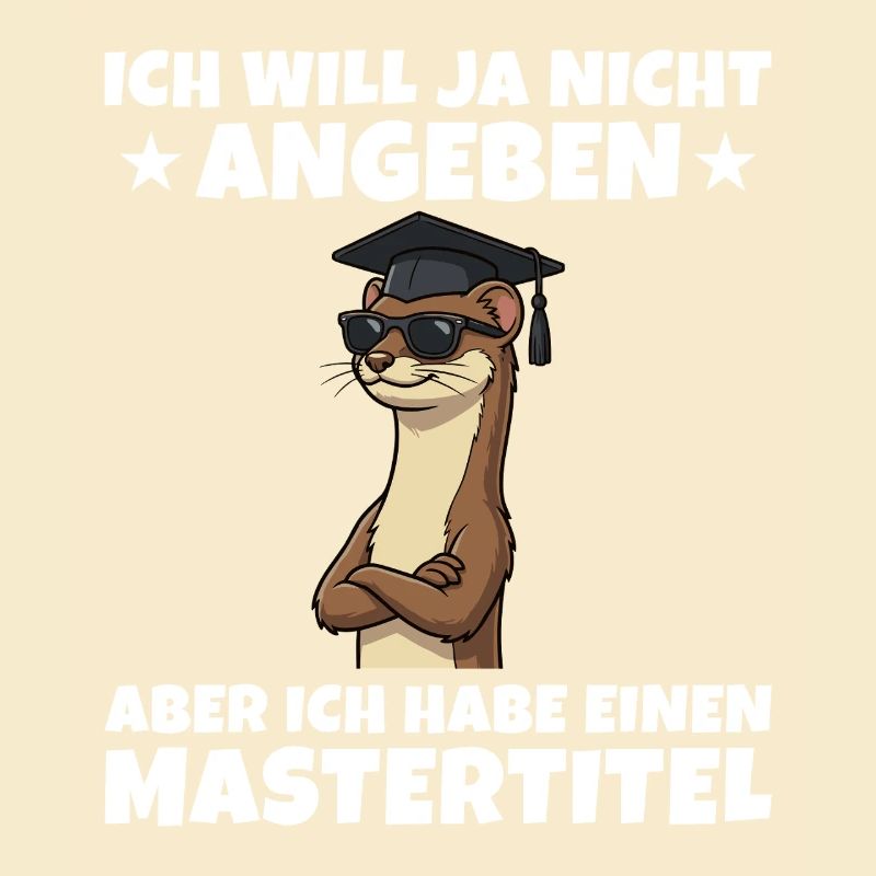 Mastertitel geschafft Wiesel Studium Abschluss