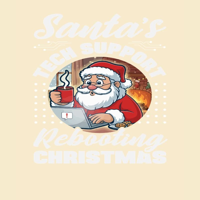 Support technique du Père Noël pour l’informatique de Noël