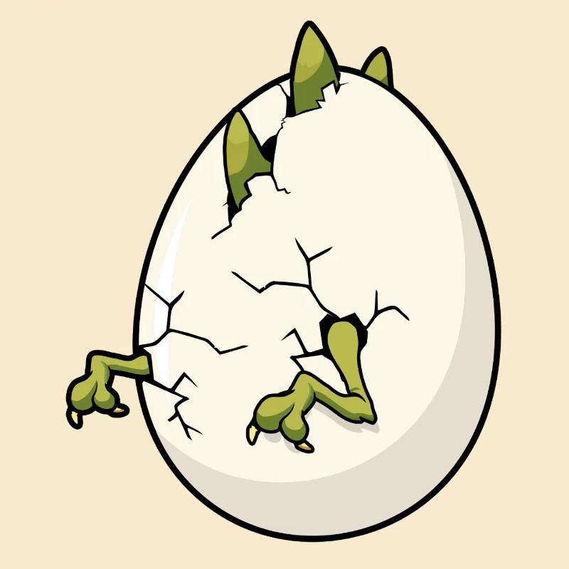 Cracked Egg Bloom Easter