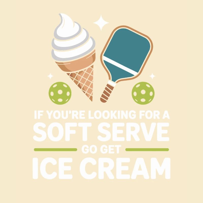 Pickleball Player Looking For Soft Serve Dinking
