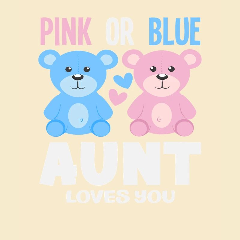 Pink Oder Blau Tante Liebt Dich