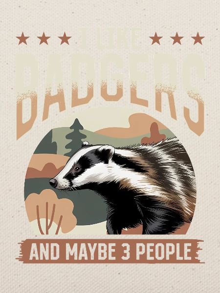Funny Animal Badger