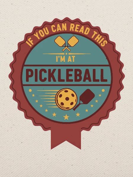 Pickleball-lustiger Pickleball-Pickleball