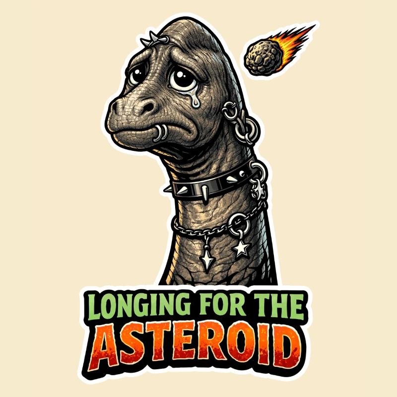 Emo Dinosaur, Sad Dino, Emotional