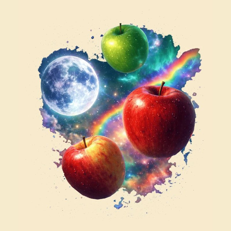 Kosmische Apfelwelten
