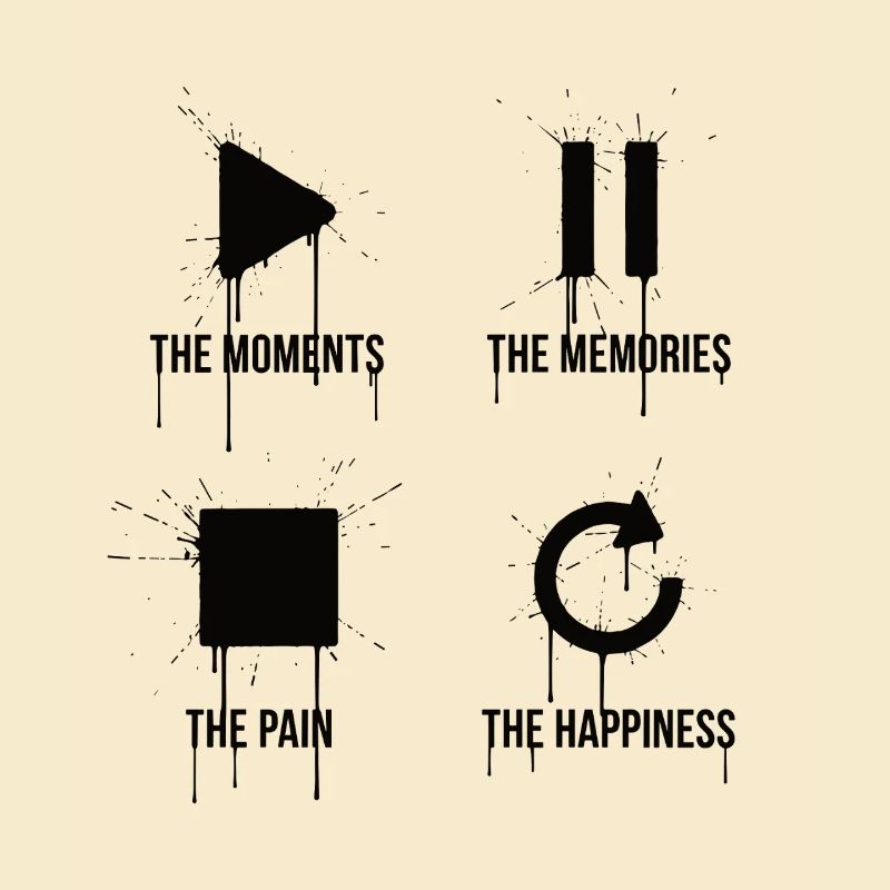 Pleine conscience, moments, souvenirs, bonheur