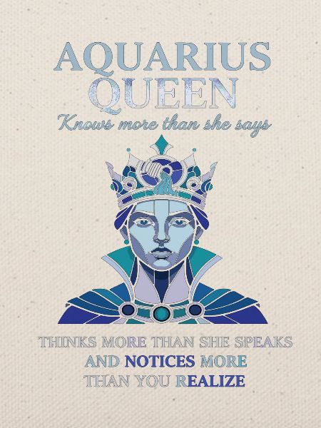 Aquarius Queen Sternzeichen Wassermann