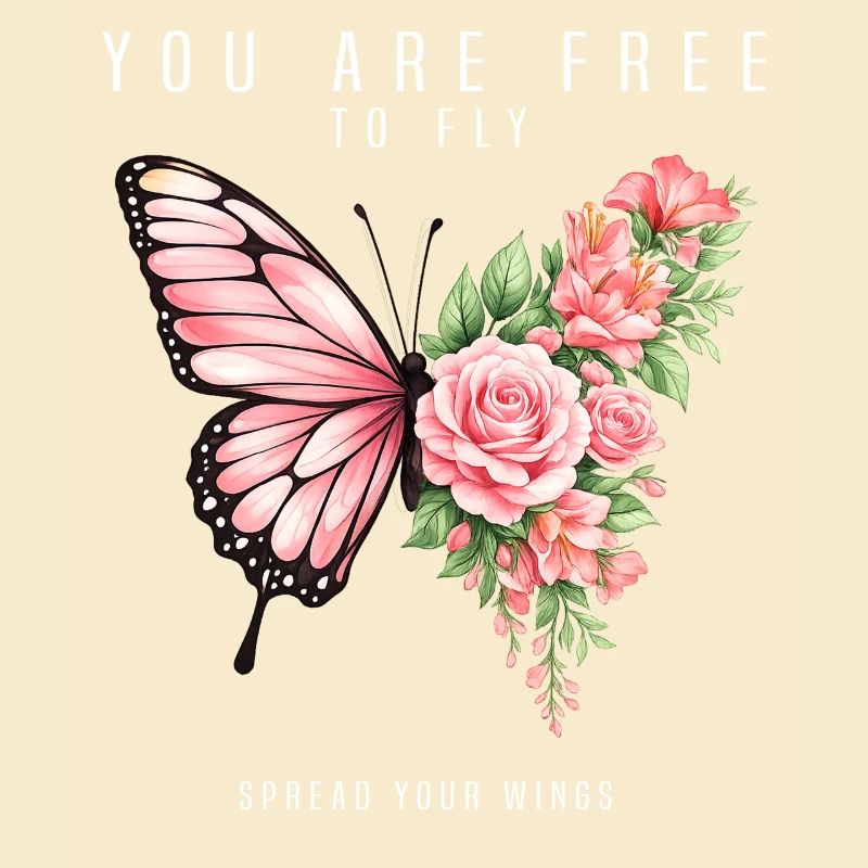 Graphique inspirant de fan papillon