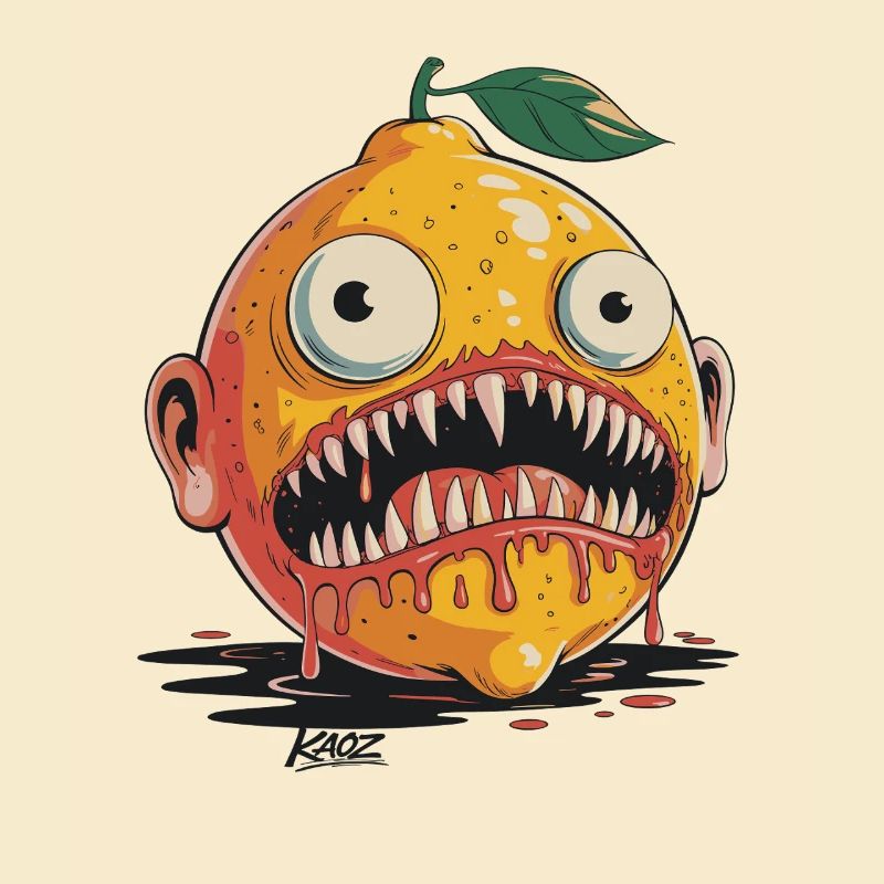 Albtraum-Zitrusmonster