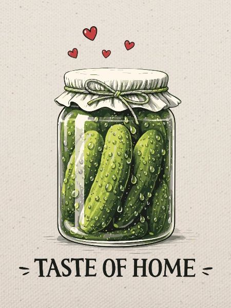 Taste Of Home Pickle Jar