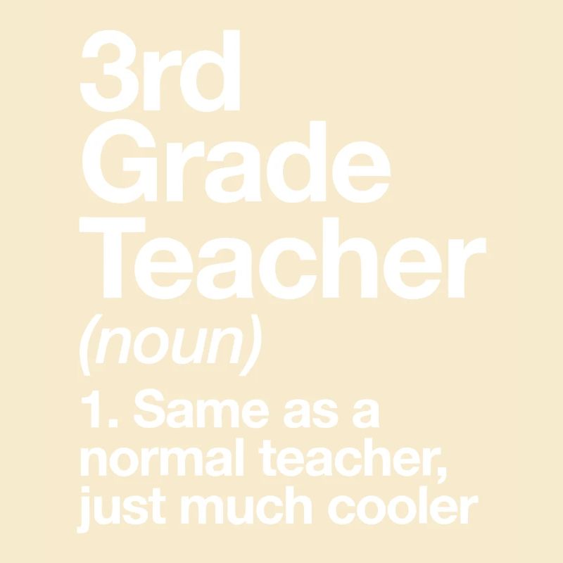 Professeur de 3e année Humour Tee