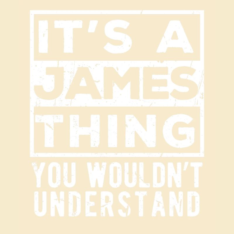 C’est un truc James que tu ne comprendrais pas
