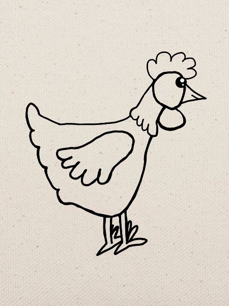 Henne Huhn Hühner 