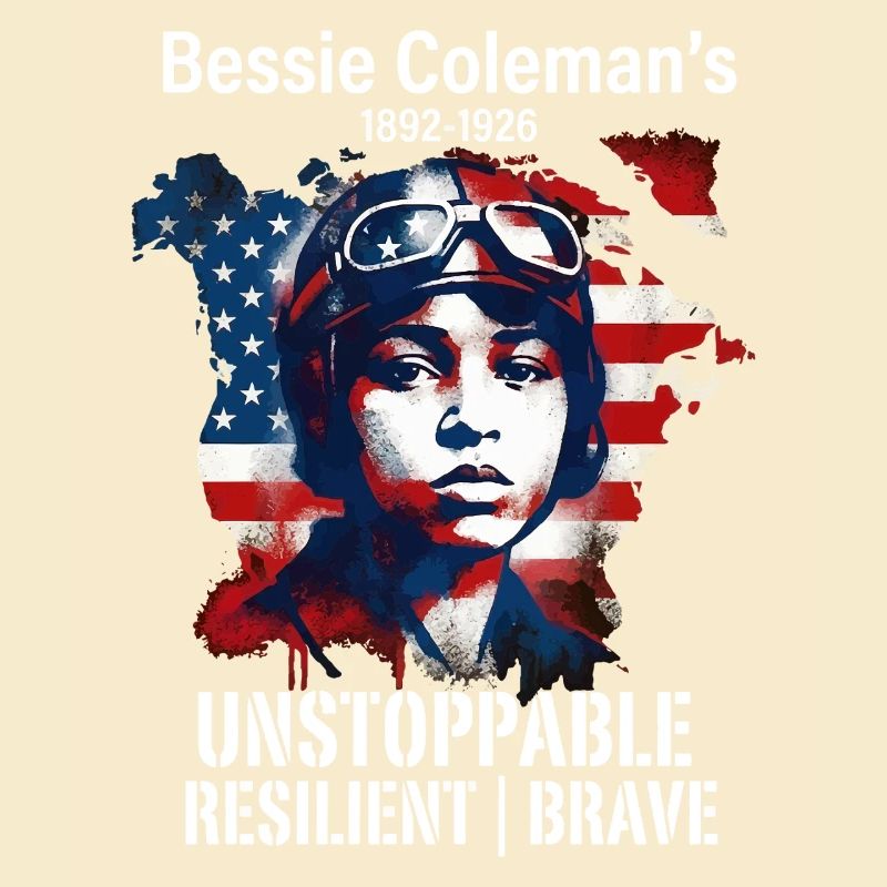 Bessie Coleman Mutig Luftfahrtpionierin